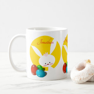 Mug Joyeux lapin de Pâques Jaune