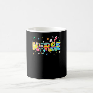 Mug Joyeux Lapin Infirmière Oeufs Chasse Jour de Pâque