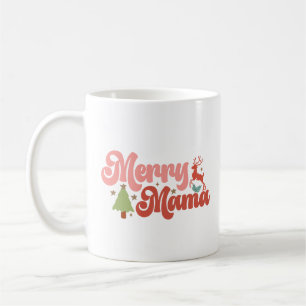Mug Joyeux Mama Retro Jours fériés Super de Noël