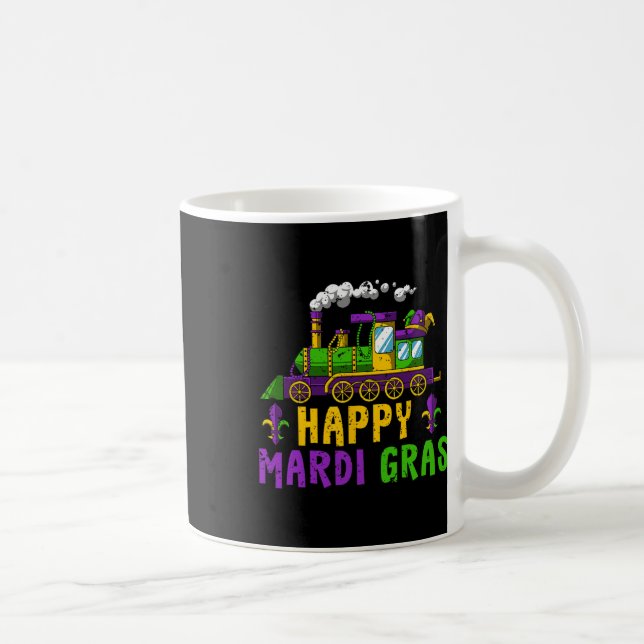 Mug Joyeux Mardi Gras Jester Train Carnival Parade Par (Droite)