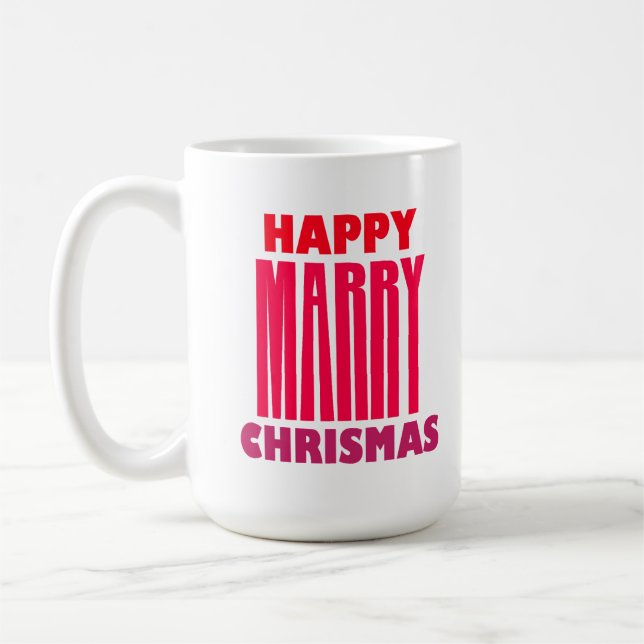 Mug Joyeux mariage de noël  (Gauche)