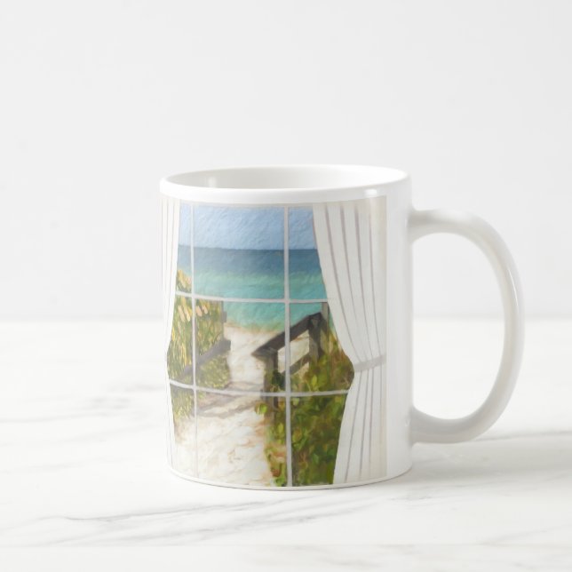 Mug Joyeux matins sur le chemin de l'eau Thé ou (Droite)