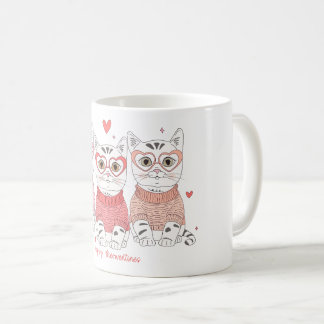 Mug Joyeux Meowentines Day Chat