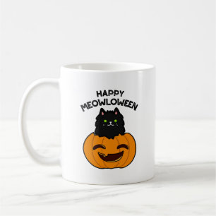 Mug Joyeux Meowloween Funny Halloween Pun