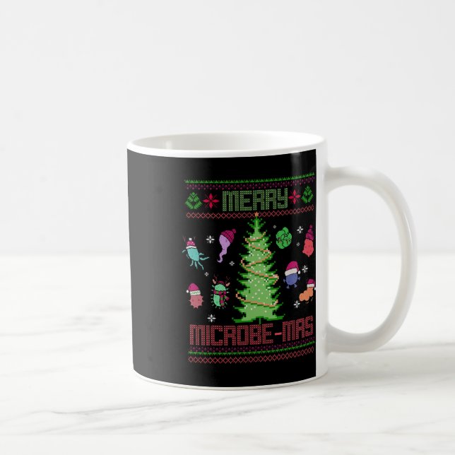 Mug Joyeux Microbe-noël Microbiologie Scientifiques No (Droite)