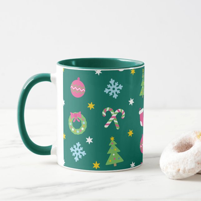 Mug Joyeux motif de Noël (Avec donut)
