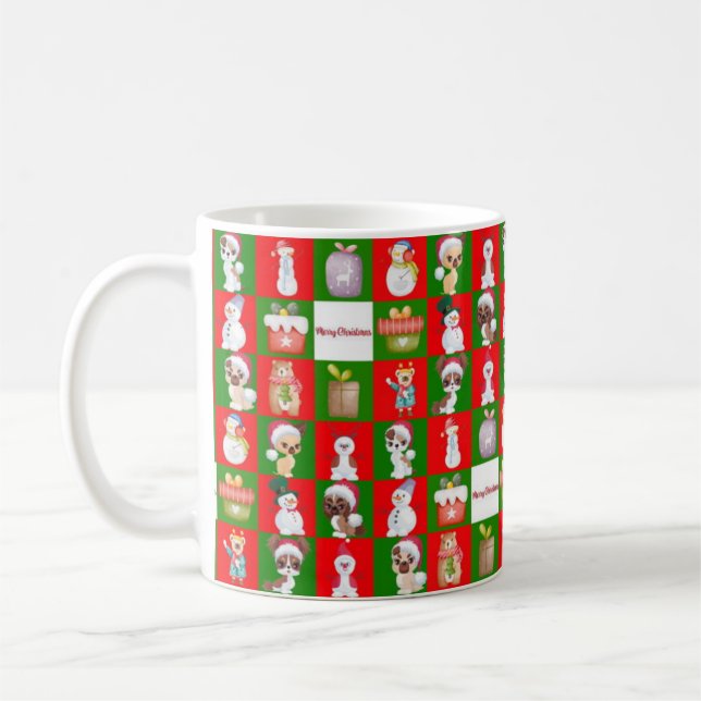 Mug Joyeux motif de Noël (Gauche)