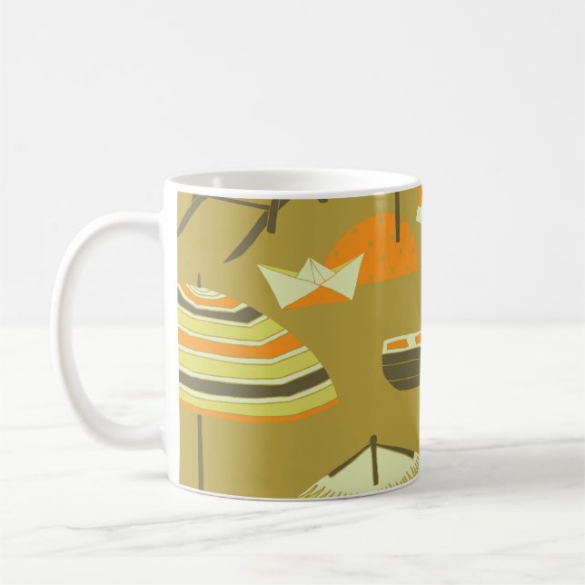 Mug Joyeux Motif sans couture pour l'été (Gauche)