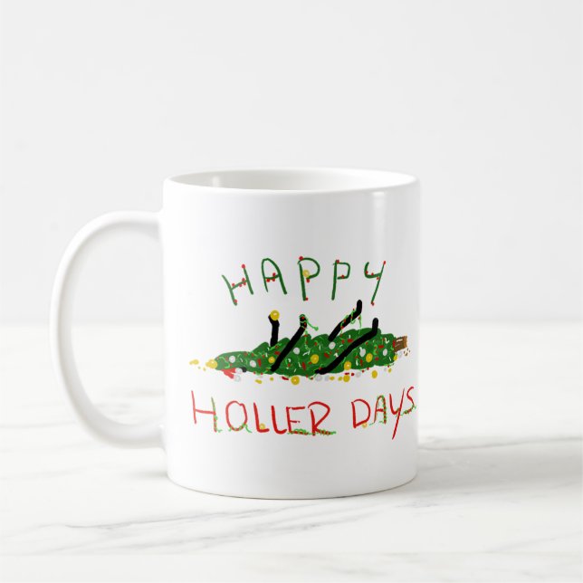 Mug Joyeux Noël 1 - Ô sapin de Noël. (Gauche)