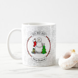 Mug Joyeux Noël 2 arbre chaussette bonhomme de neige