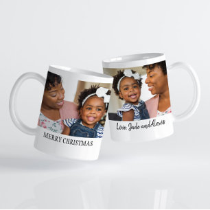 Mug Joyeux Noël 2 photo Famille Grand-parent