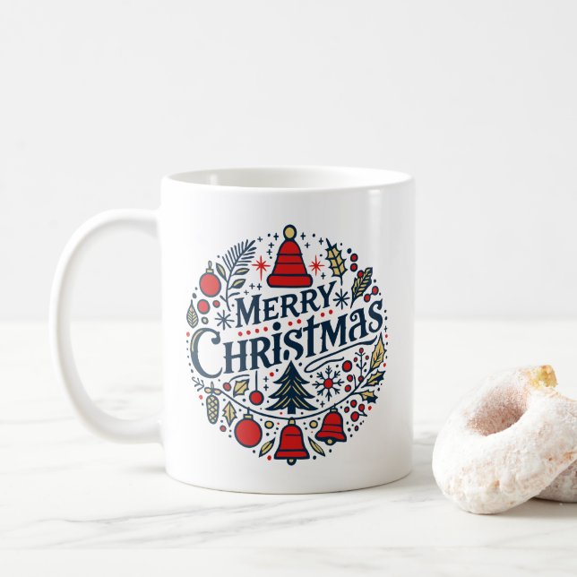 Mug Joyeux Noël 3 (Avec donut)