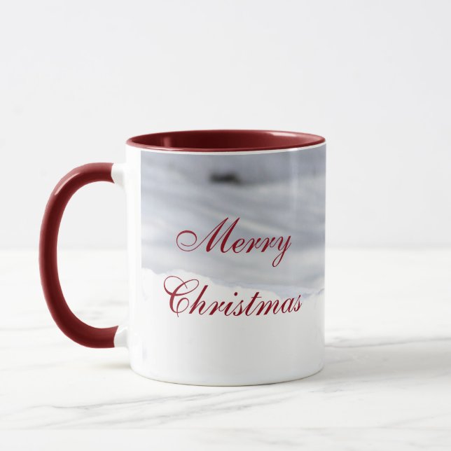 Mug Joyeux Noël à l'écureuil rouge (Gauche)