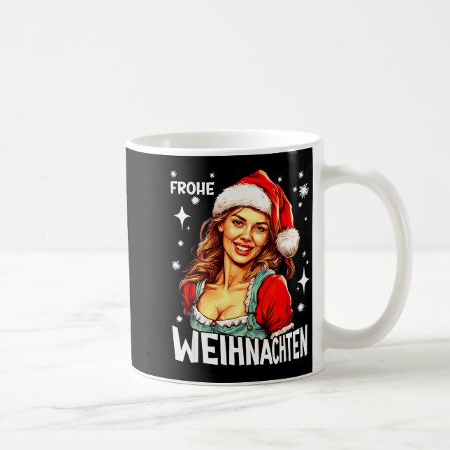 Mug Joyeux Noël allemand de Noël  (Droite)
