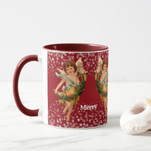 Mug Joyeux Noël Angel hiver Flamme de neige fête pour