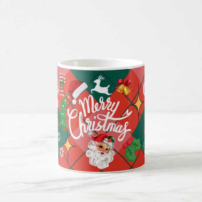Mug Joyeux Noël avec Canne à Sucre Cadeaux (Centre)
