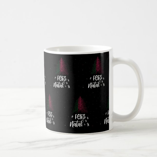 Mug Joyeux Noël avec drapeau du Portugal (Droite)