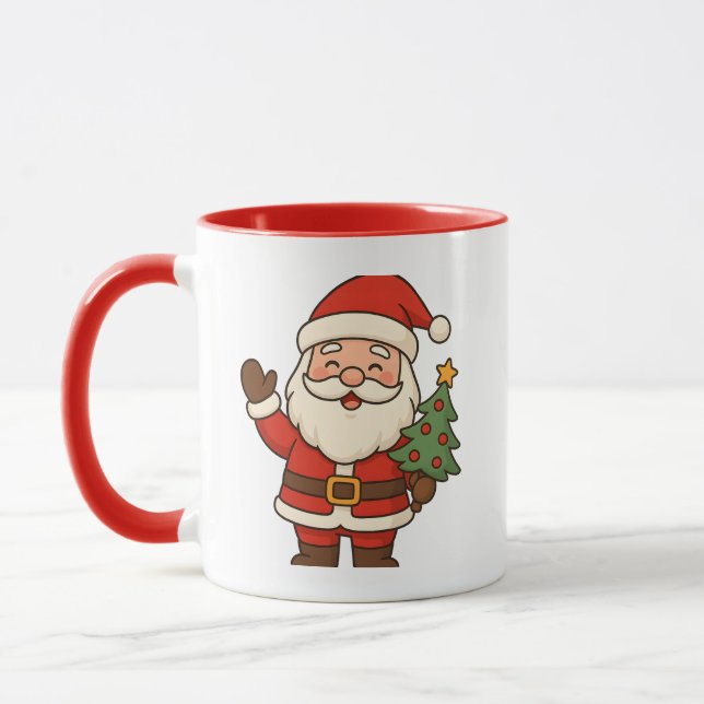 Mug Joyeux Noël Bruh Père Noël  (Gauche)