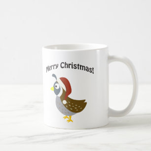 Mug Joyeux Noël ! Cailles de Père Noël