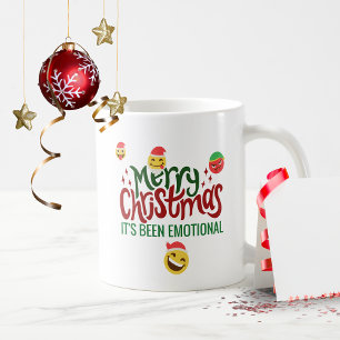 Mug Joyeux Noël C'est ÉMOTIONNEL Drôle EMOJI