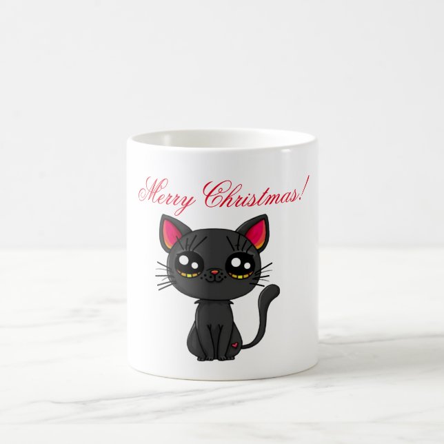 Mug Joyeux Noël chat  (Centre)
