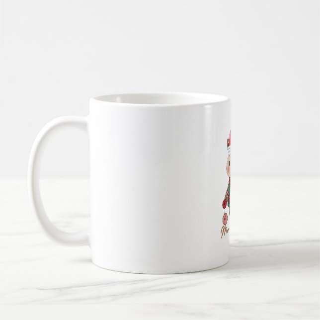 Mug Joyeux Noël Chipmunk design par Mo Dreams (Gauche)