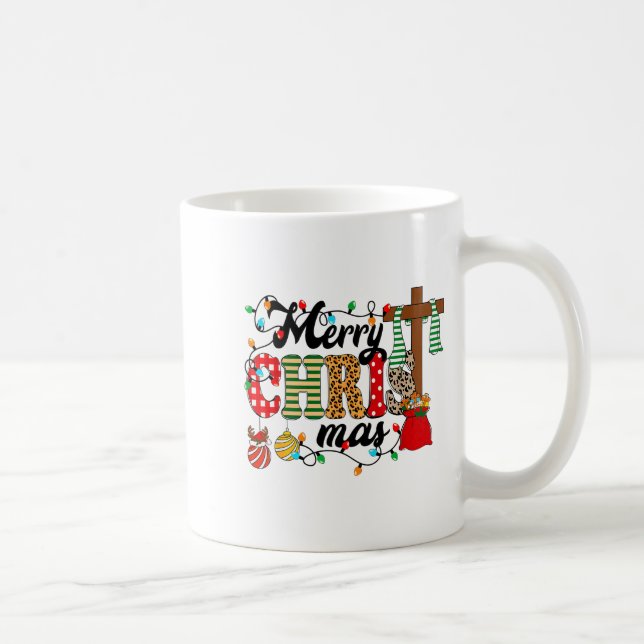 Mug Joyeux Noël chrétien Jésus Christmas (Droite)