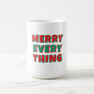 Mug Joyeux Noël Classique Unique Minimaliste Simple
