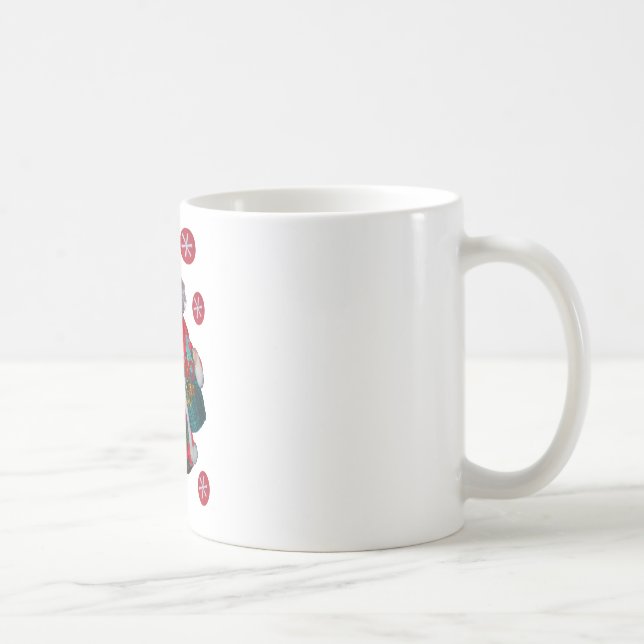 Mug Joyeux Noël coloré Père Noël Imprimer (Droite)