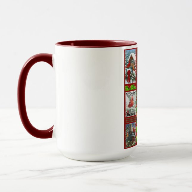 Mug Joyeux Noël Cutest Cardinal Oiseaux Amateurs Noël (Gauche)