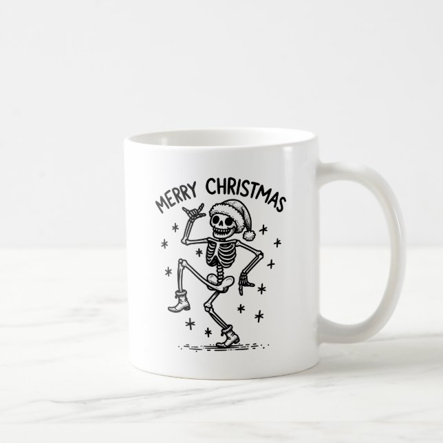 Mug Joyeux Noël Dancing Skeleton (Droite)