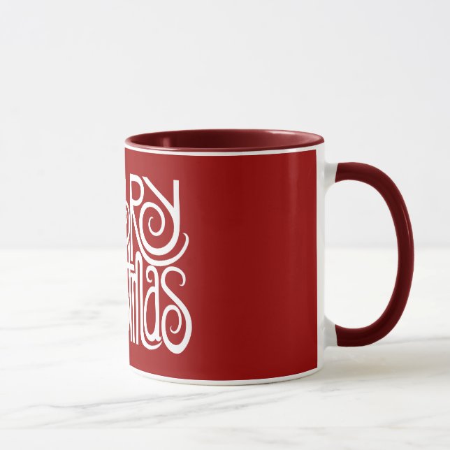 Mug Joyeux Noël de la Musique blanche (Droite)