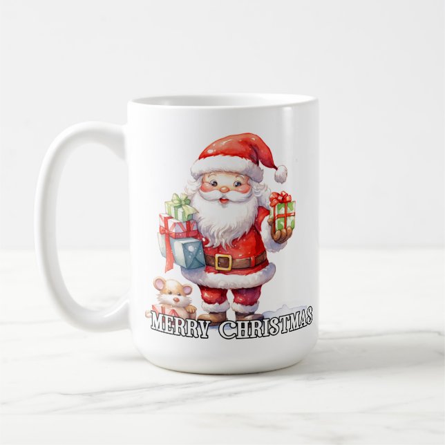 Mug Joyeux Noël de la part du Père Noël (Gauche)