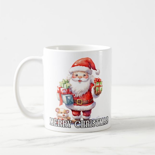 Mug Joyeux Noël de la part du Père Noël (Gauche)