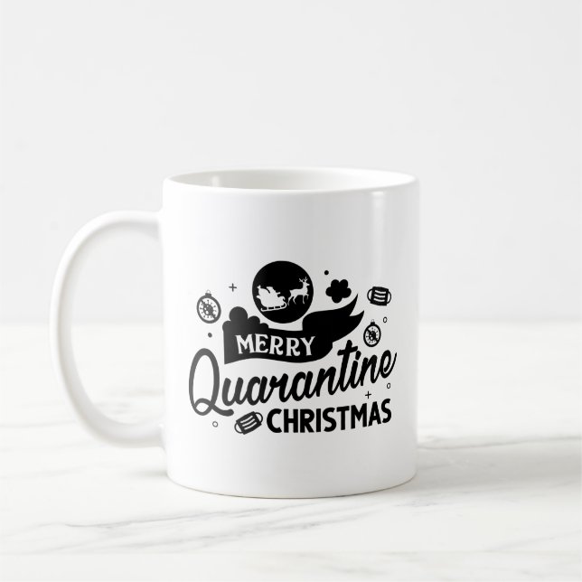 Mug Joyeux Noël de quarantaine (Gauche)