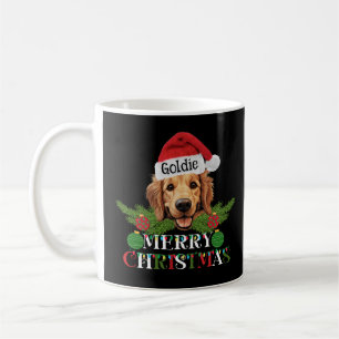 Mug Joyeux Noël de trieur d'or personnalisé