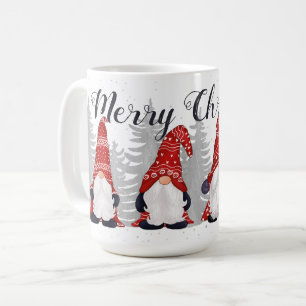 Mug Joyeux Noël des Casquettes rouges des mignons Gno