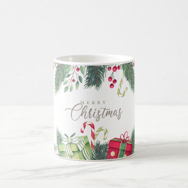 Mug Joyeux Noël Design de Fête de Fin d'Année  (Centre)
