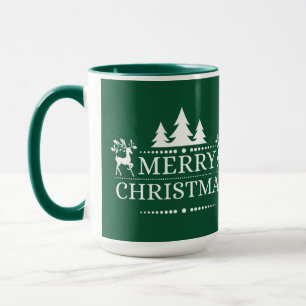 Mug Joyeux Noël Deux Tone Mug-Green
