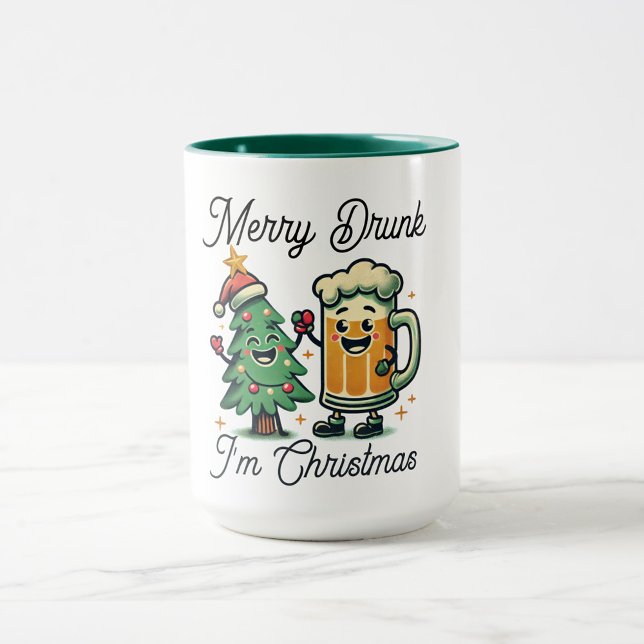 Mug Joyeux Noël drôle ivre (Créateur téléchargé)