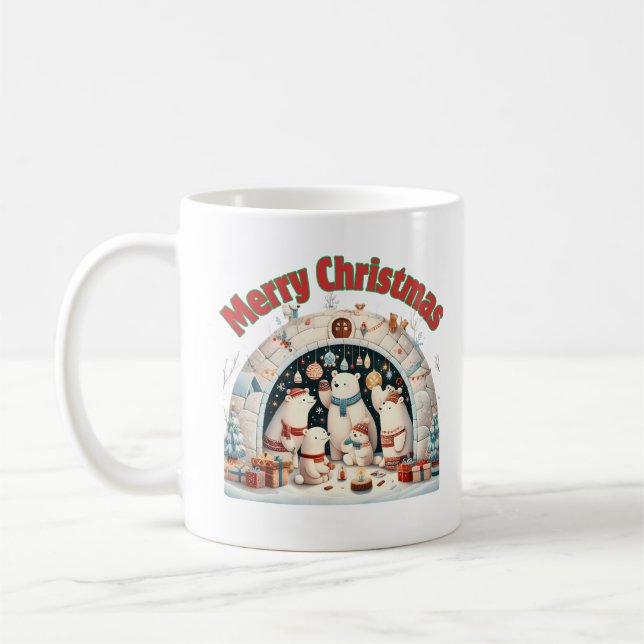 Mug Joyeux Noël du pôle Nord (Gauche)