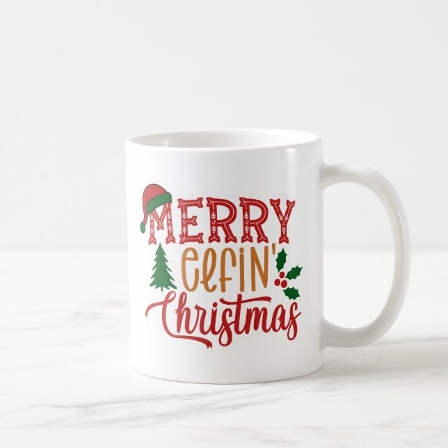 Mug Joyeux Noël Elfin (Droite)