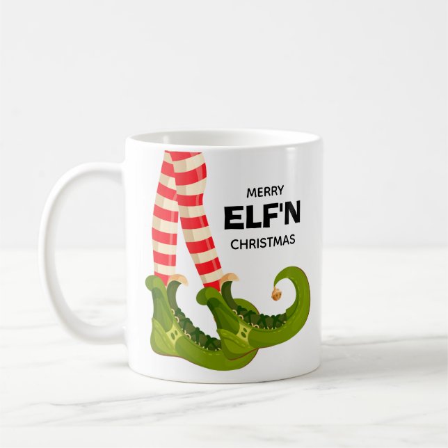 Mug Joyeux Noël Elf'n (Gauche)