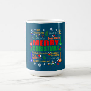 Mug Joyeux Noël en différentes langues Noël