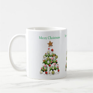 Mug Joyeux Noël enneigé coloré sapin de Noël
