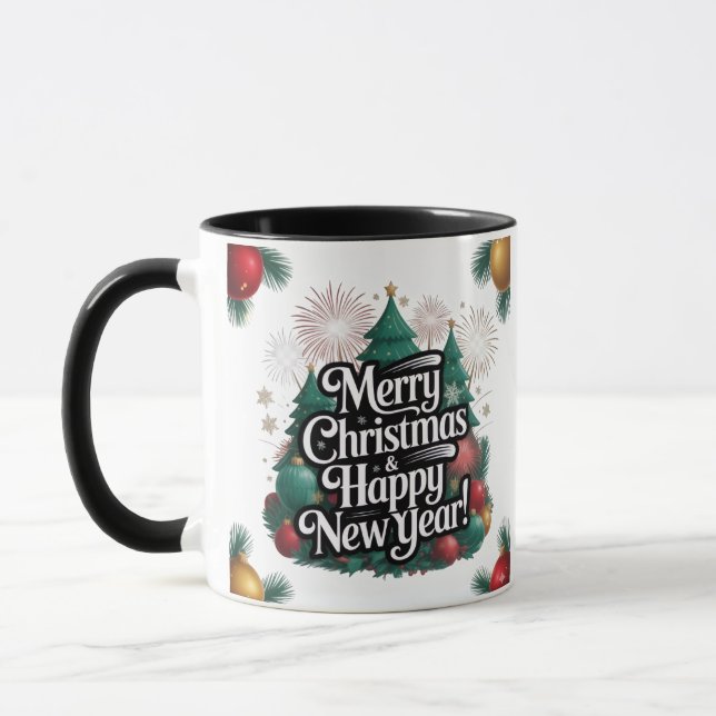 Mug Joyeux Noël et bonne année (Gauche)