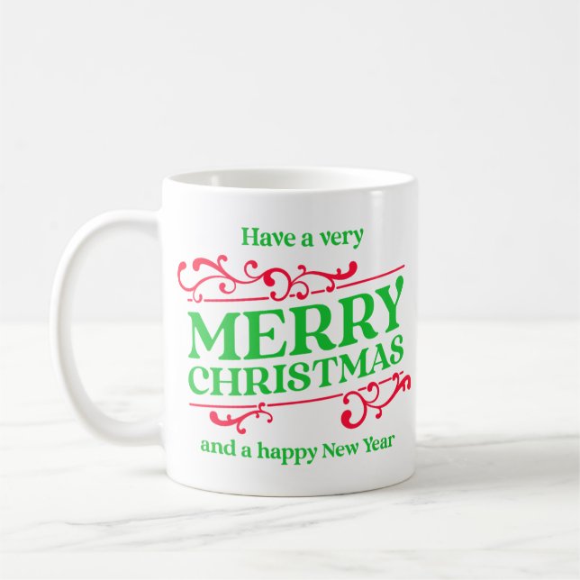 Mug Joyeux Noël et Bonne Année (Gauche)
