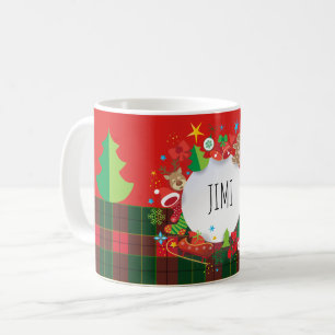 Mug Joyeux Noël et bonne année ! Motif de l'Ecosse