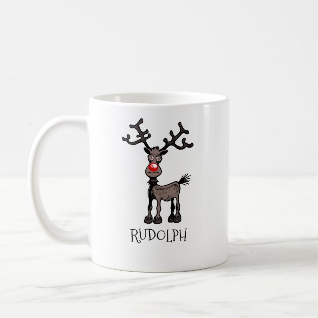 Mug Joyeux Noël et Stressmas avec Rudolph (Gauche)