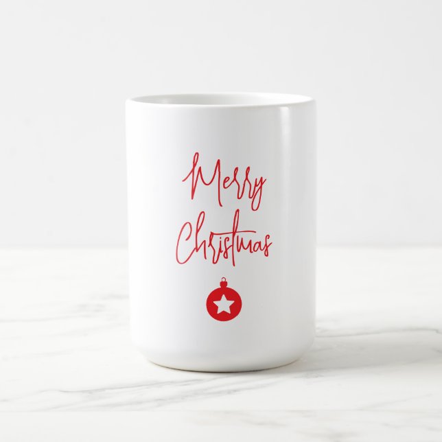 Mug Joyeux Noël Famille Message Nouvel An (Centre)